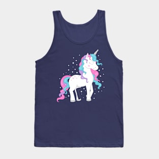 unicorn drawing fashion tshirt Tank Top